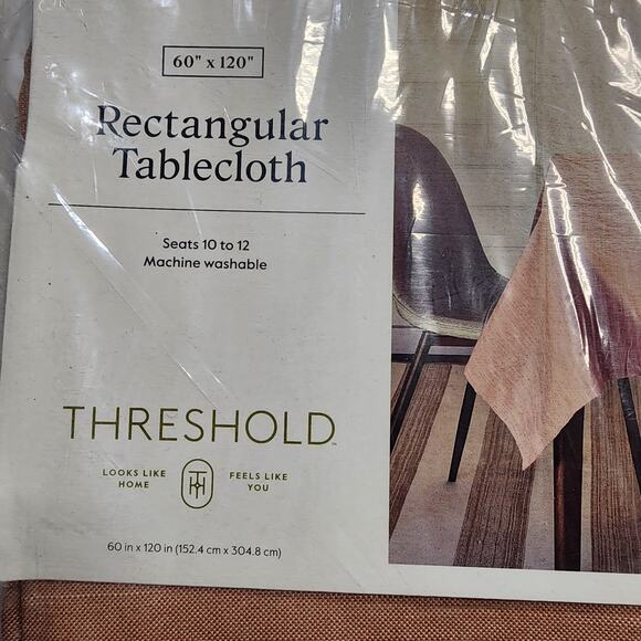 Threshold rectangular tablecloth W60'' x L120'' - Picture 2 of 7